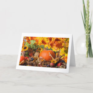 HAPPY FALL HAPPY THANKSGIVING HAPPY EVERYTHING HOLIDAY CARD