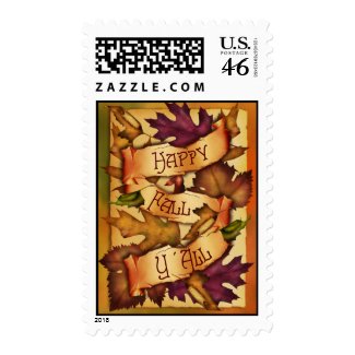 Happy Fall Leaves Stamp
