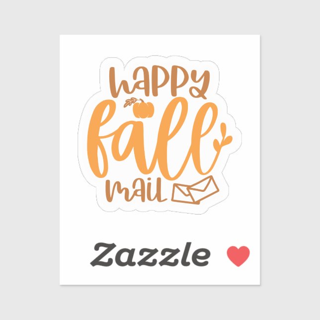 Happy Fall Mail Sticker (Sheet)