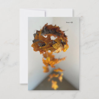 Happy Fall Mobile Note Card