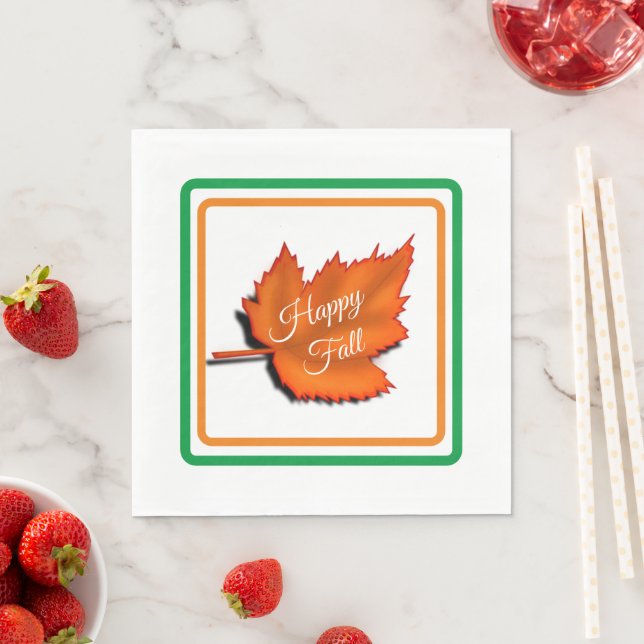 Happy Fall Napkins (Insitu)