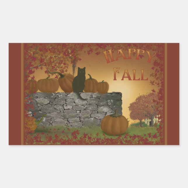 Happy Fall Stickers (Front)