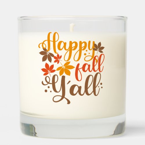 Happy Fall to Yall Scented Candle