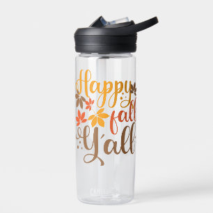 Happy Fall to Y'all Water Bottle