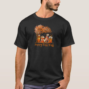 Happy Fall Y all Autumn Labrador Retriev Pumpkin S T-Shirt