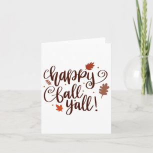 Happy Fall Yall Card