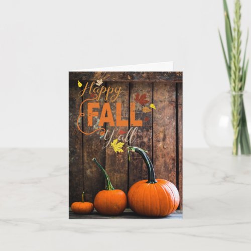Happy Fall Yall Card