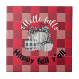 Happy Fall Y'all Ceramic Tile