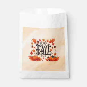 Happy Fall Y'all classic Favor Bag