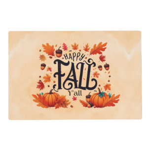 Happy Fall Y'all classic  Placemat