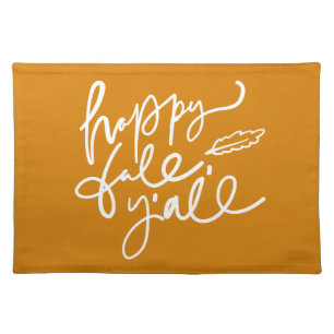 Happy Fall Y'all Cloth Placemat