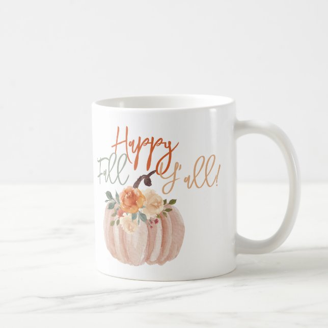 Happy Fall Y'all Coffee Mug (Right)