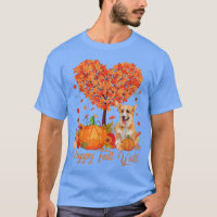 Happy Fall YAll Corgi Dog Pumpkin Thanksgiving