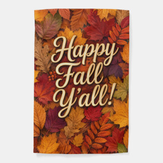 Happy Fall Y'all -  Garden Flag