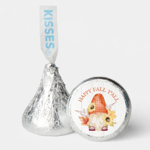 Happy Fall YAll Gnome Hersheys Kisses