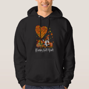 Happy Fall Y'all Gnome Leopard Pumpkin Autumn Gnom Hoodie