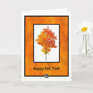 Happy Fall, Y'all! greeting card
