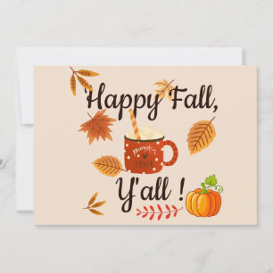 Happy Fall, Y'all! Invitation