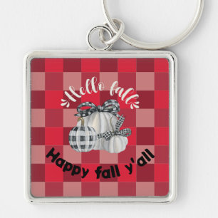Happy Fall Y'all Keychain