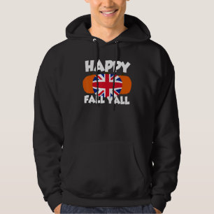 Happy Fall Y'all Thanksgiving Pumpkin UK 2 Hoodie