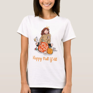 Happy Fall Y'All Women's T-Shirt