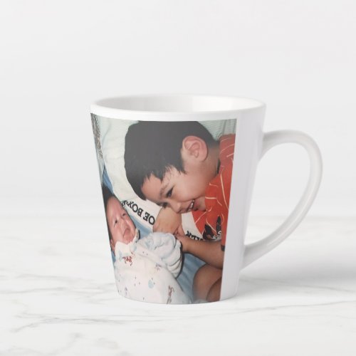 Happy Family 4 Photos  Latte Mug