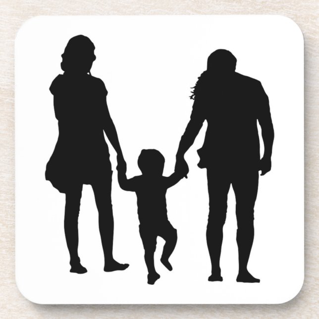 HAPPY FAMILY BEVERAGE COASTER (Front)