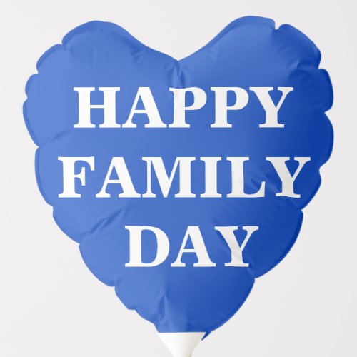 Happy Family Day Balloon