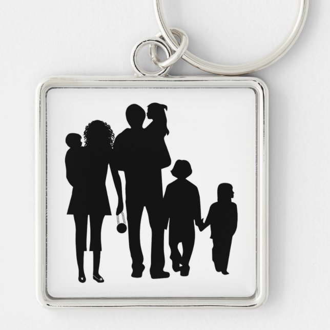 HAPPY FAMILY KEYCHAIN (Front)