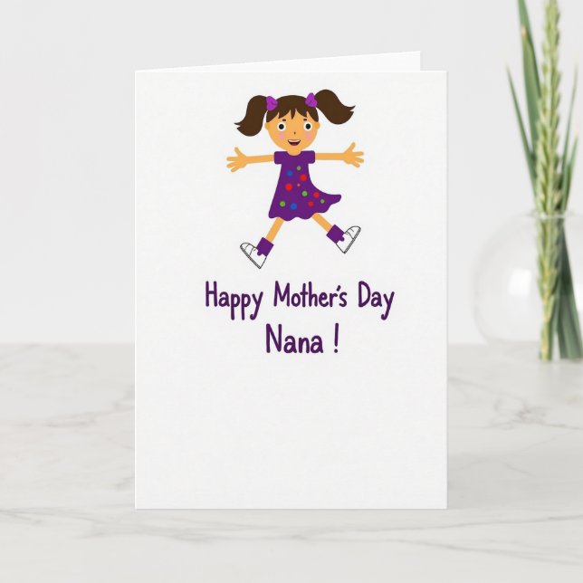 Happy Family Mothers Day Card (Front)