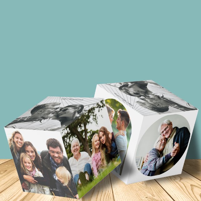 Happy Family Pictures Custom Five (5) Photo Cube (Creator Uploaded)