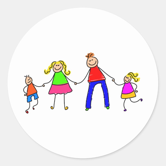 Happy Family Stickers