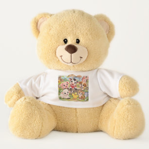 Happy Farm Animal Friends Teddy Bear