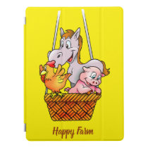 Happy Farm Animals iPad Pro Case