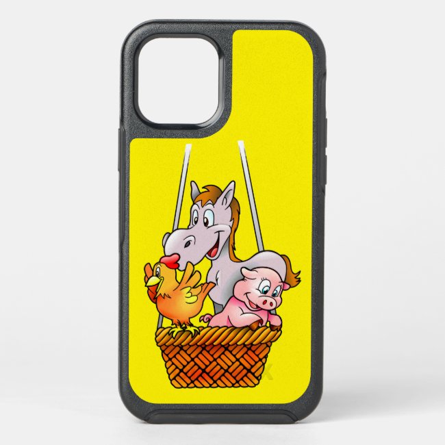 Happy Farm Animals OtterBox iPhone 12 Case