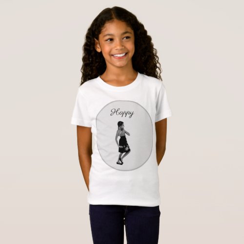 HAPPY fashionable modern trend T_Shirt for girl