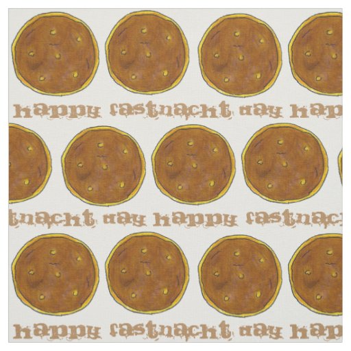 Happy Fasnacht Fastnacht Day Easter Lent Donut Fabric