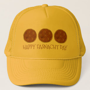 Happy Fasnacht Fastnacht Day PA Dutch Doughnut Trucker Hat