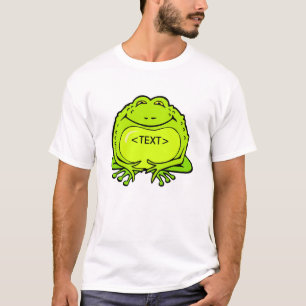 happy fat frog, <TEXT> T-Shirt