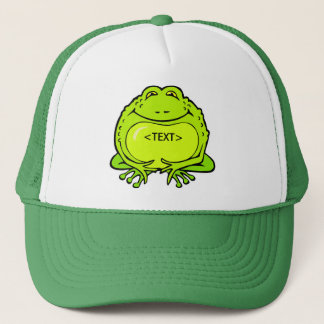 happy fat frog, <TEXT> Trucker Hat