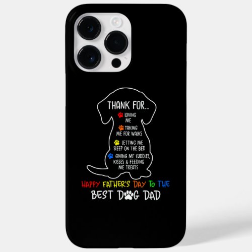 Happy Father Day To The Best Dog Dad Beagle  Case_Mate iPhone 14 Pro Max Case