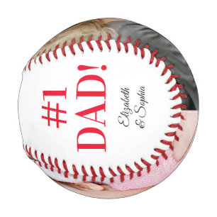 Happy Father’s Day! #1 Dad, Messages 2 Photos Baseball