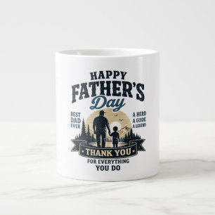 Happy Father’s Day-Best Dad Ever Giant Coffee Mug