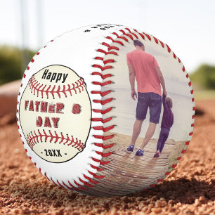 Happy Father`s Day, Best Dad Ever Photo Collage Baseball