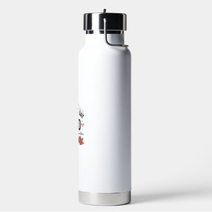 Happy Father’s Day Dad Vintage Typography Water Bottle