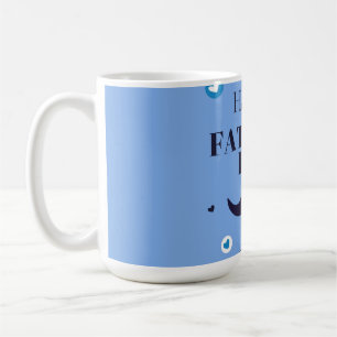 Happy Father’s Day – Mustache & Heart Design Coffee Mug