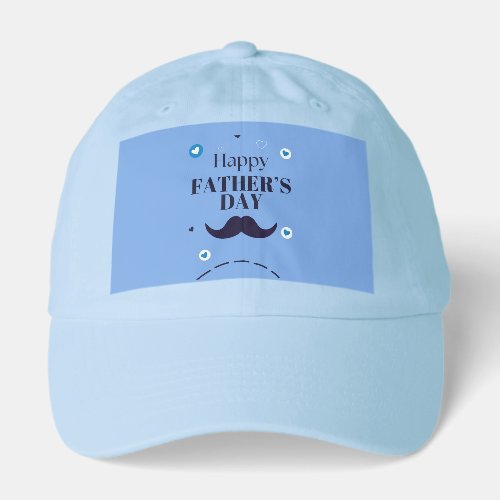 Happy Father’s Day – Mustache &amp; Heart Design Hat