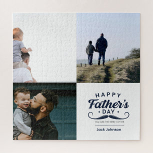 Happy Father’s Day Mustache Tribute Design Jigsaw Puzzle