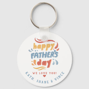 Happy Father’s Day Personalised  Keychain