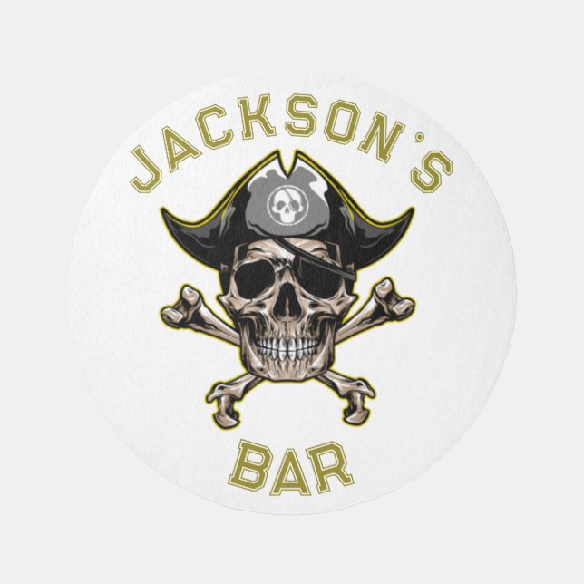  Happy Father’s Day, Pirate Dad Outdoor Rug (Front)
